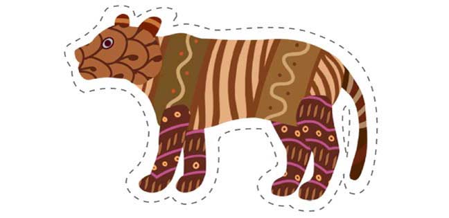 Tiger 2 (Cut-out for Kids)