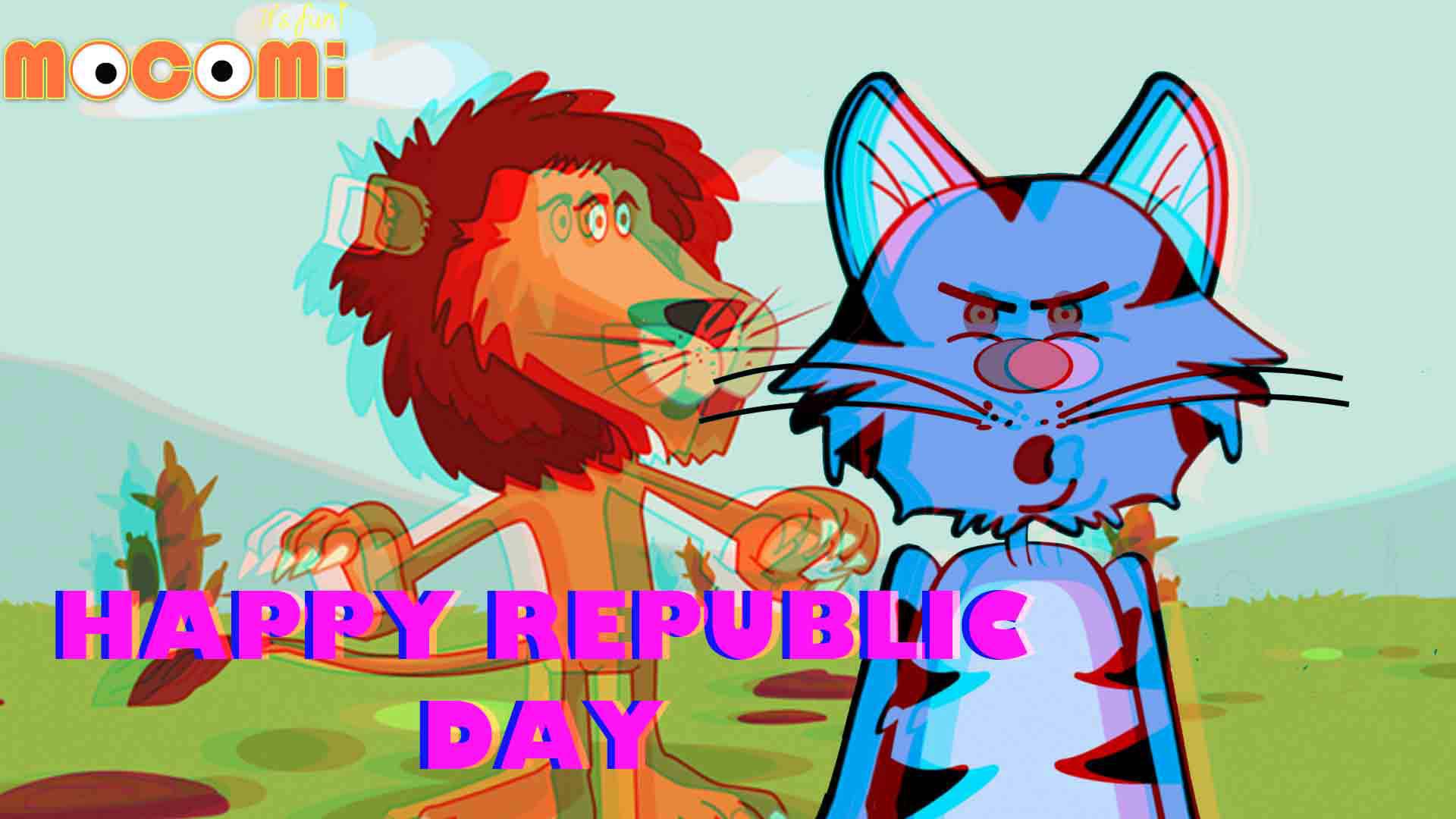 Tina the cat says Happy Republic Day