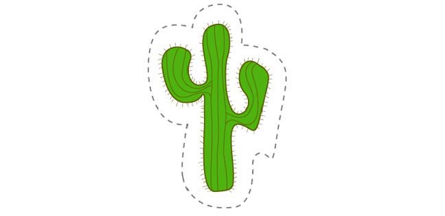Cactus (Cut-out for Kids)