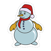 Snowman (Cut-out for Kids)