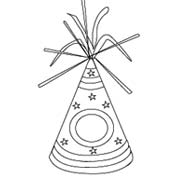 Diwali Crackers - Anar - Colouring Page