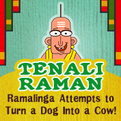 Tenali Raman: Ramalinga Attempts to Turn a Dog into a Cow!