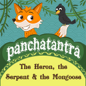 Panchatantra: The Heron, the Serpent and the Mongoose
