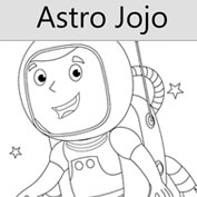 Astronaut Jojo - Colouring Page